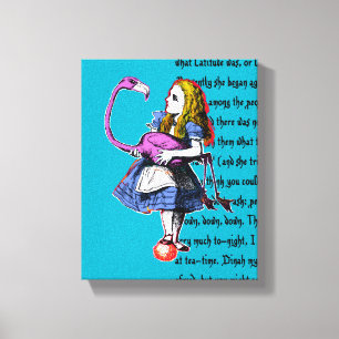 Alice in Wonderland Canvas Afdruk