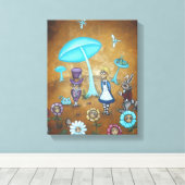 Alice in Wonderland Canvas - In Wonder (Insitu (Houten vloer))