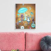 Alice in Wonderland Canvas - In Wonder (Insitu (Woonkamer))