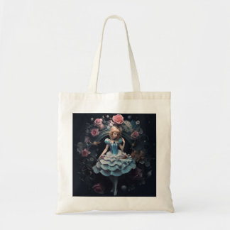Alice in Wonderland Canvas tas