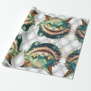 Alice in Wonderland Cat bruiloft thema Cadeaupapier