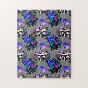 Alice in Wonderland Caterpijler Roking Flowers Legpuzzel