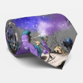 Alice in Wonderland Caterpijler Roking Flowers Stropdas (Opgerold)