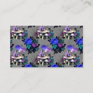 Alice in Wonderland Caterpijler Roking Flowers Visitekaartje