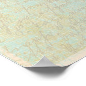 Alice in Wonderland Caterpijler Roking Hookah Poster (Hoek)