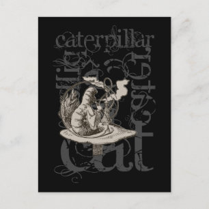Alice in Wonderland Caterstrand Grunge (Single) Briefkaart