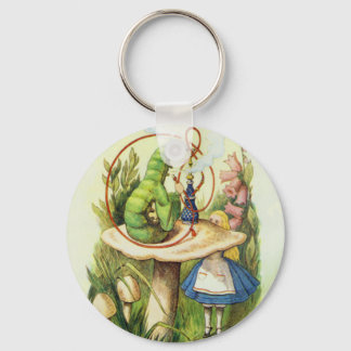 Alice in Wonderland Caterstyle Hookah Button Sleutelhanger