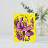 Alice in Wonderland Centipede Briefkaart (Staand voorkant)