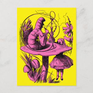 Alice in Wonderland Centipede Briefkaart