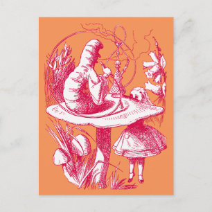 Alice in Wonderland Centipede Briefkaart