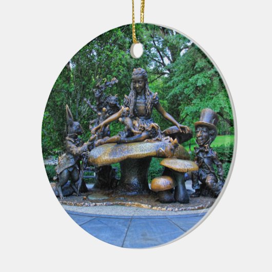 Alice in Wonderland - Central Park NYC #2 Keramisch Ornament (Links)