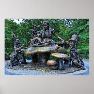 Alice in Wonderland - Central Park NYC Poster