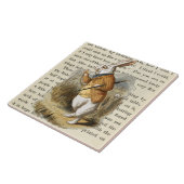 Alice in Wonderland Ceramic Tile Tegeltje (Zijkant)