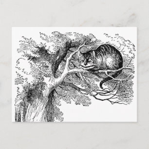 Alice in Wonderland, Cheshire Cat Briefkaart