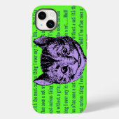  Alice in Wonderland Cheshire Cat Case-Mate iPhone Case (Achterkant)
