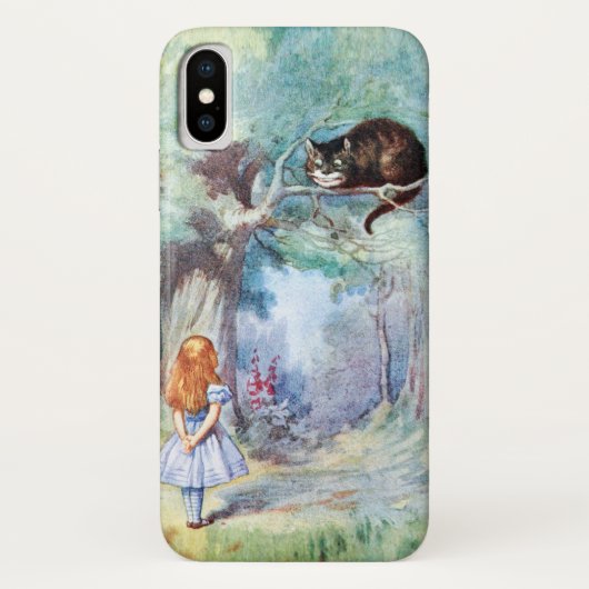 Alice in Wonderland Cheshire Cat Case-Mate iPhone Case (Achterkant)