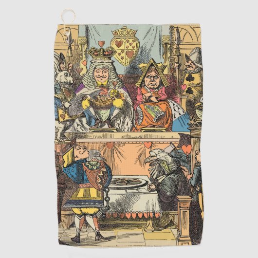 Alice in Wonderland Cheshire Cat Characters Golfhanddoek (Voorkant)