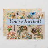 Alice in Wonderland Cheshire Cat Characters Kaart (Voorkant / Achterkant)