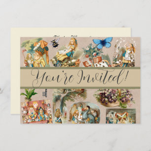 Alice in Wonderland Cheshire Cat Characters Kaart