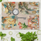 Alice in Wonderland Cheshire Cat Characters Theedoek (Gevouwen)