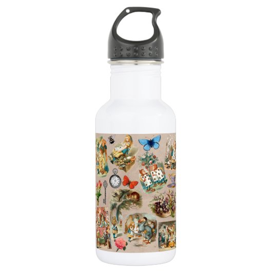 Alice in Wonderland Cheshire Cat Characters Waterfles (Voorkant)