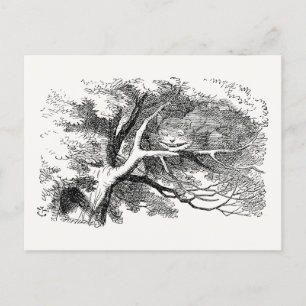 Alice in Wonderland - Cheshire Cat Fading to Smile Briefkaart