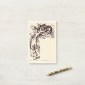 Alice in Wonderland | Cheshire Cat Grin Post-it® Notes (Op bureau)