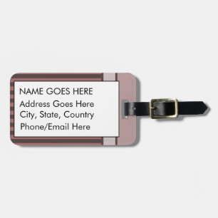 Alice in Wonderland Cheshire Cat Grunge (roze) Bagagelabel