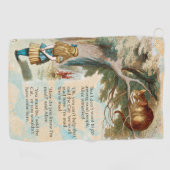 Alice in Wonderland Cheshire Cat Mad Golfhanddoek (Horizontaal)