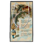 Alice in Wonderland Cheshire Cat Mad Klein Cadeauzakje (Voorkant)