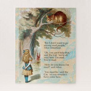 Alice in Wonderland Cheshire Cat Mad Legpuzzel