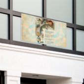 Alice in Wonderland Cheshire Cat Mad Spandoek (Buitenkant Gebouw)