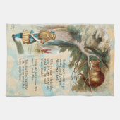 Alice in Wonderland Cheshire Cat Mad Theedoek (Horizontaal)