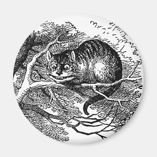  Alice in Wonderland, Cheshire Cat Magneet (Voorkant)