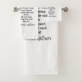 Alice in Wonderland; Cheshire Cat met Alice Bad Handdoek (Insitu)