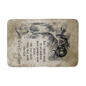 Alice in Wonderland; Cheshire Cat met Alice Badmat (Voorkant)