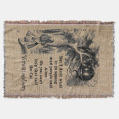 Alice in Wonderland; Cheshire Cat met Alice Deken (Voorkant)