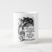 Alice in Wonderland; Cheshire Cat met Alice Extra Grote Beker (Voorkant)