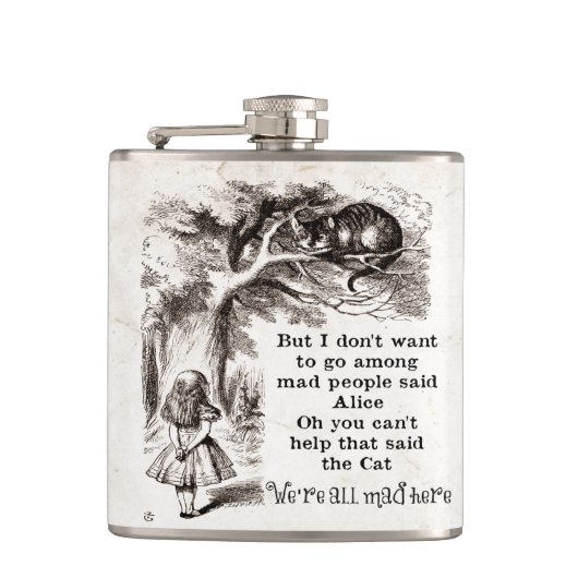 Alice in Wonderland; Cheshire Cat met Alice Heupfles (Voorkant)