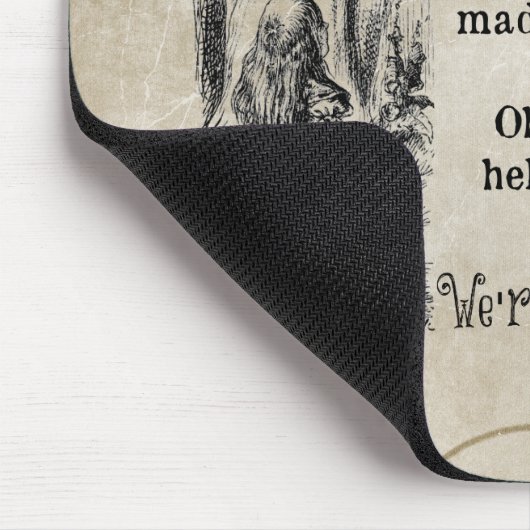 Alice in Wonderland; Cheshire Cat met Alice Muismat (Hoek)