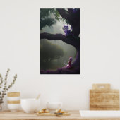 Alice in wonderland Cheshire Cat Poster (Keuken)