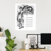  Alice in Wonderland, Cheshire Cat Poster (Thuiskantoor)