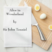  Alice in Wonderland, Cheshire Cat Theedoek (Quarter Fold)