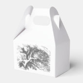 Alice in Wonderland Cheshire Kat Feest Favor Dozen Bedankdoosjes (Voorkant Zijde)