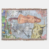 Alice in Wonderland Classic Cheshire Rabbit Alice Deken (Voorkant)