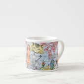 Alice in Wonderland Classic Cheshire Rabbit Alice Espresso Kop (Voorkant rechts)