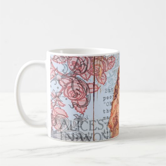 Alice in Wonderland Classic Cheshire Rabbit Alice Koffiemok (Links)