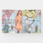 Alice in Wonderland Classic Cheshire Rabbit Alice Spandoek (Horizontaal)