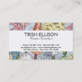 Alice in Wonderland Classic Cheshire Rabbit Alice Visitekaartje (Achterkant)