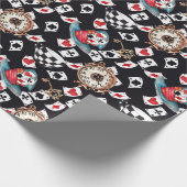 Alice in Wonderland Collage kerstcadeau Cadeaupapier (Hoek)